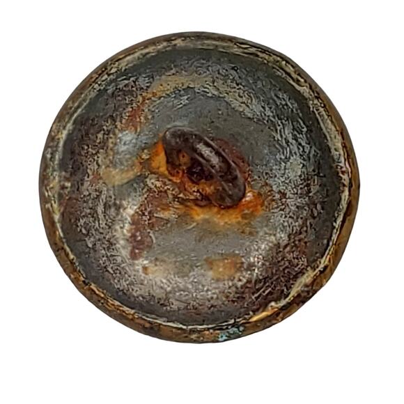 Antique Butterfly Picture Brass Button Small .5" Collectible - Picture 4 of 4